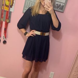 Navy Blue Dress